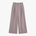 Qwecridj™ Wide-Leg Pleated Trousers – Gender-Neutral Tailored Pants, Relaxed High-Rise Slacks, Minimalist Workwear Bottoms