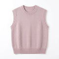 Qwecridj™ Halo Textured Knit Vest – Unisex Sleeveless Sweater, Relaxed Layering Vest, Minimalist Soft Knit Top